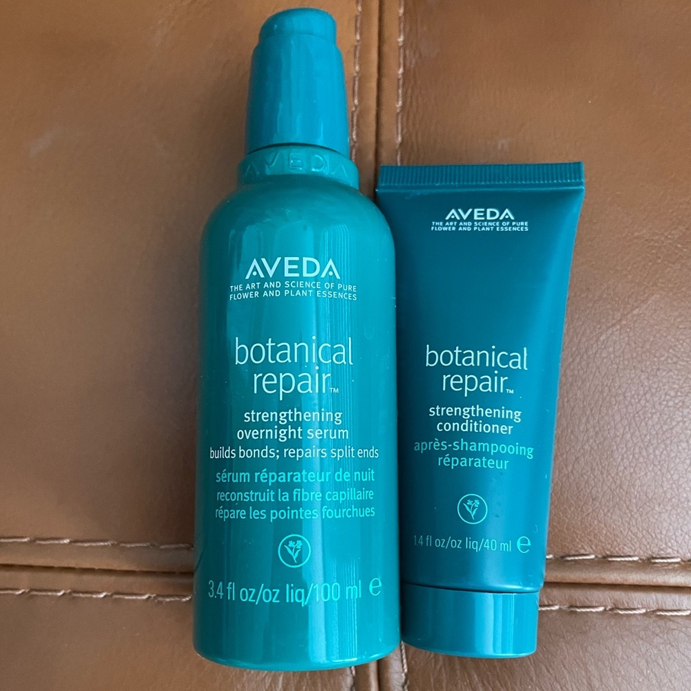 New Aveda Botanical Repair Strengthening Overnight Serum 3.4oz & Conditioner